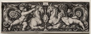 To Genii av Hans Sebald Beham