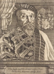 Pancraz von Freyberg Hohenschau, 1553. av Hans Sebald Lautensack