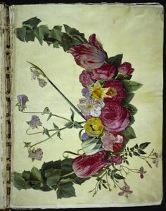 Blomsterkrans av Hans Simon Holtzbecker