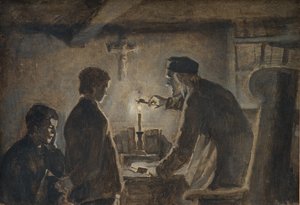 Pastor Sören blåser ut lyset på nyttårsaften