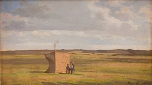 Kunstnerskjulet på myrene i Jylland