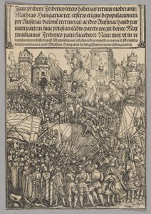 Utvisning av ungarerne, plate 13 fra historiske scener fra livet til keiser Maximilian I fra triumfbuen