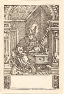 Saint Augustine av Hans Springinklee