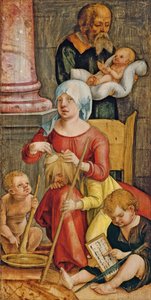 Mary Salome og hennes familie, 1515 av Hans Suess Kulmbach