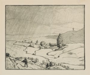 Det begynner å regne av Hans Thoma