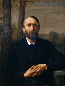 Portrett av Konrad Fiedler 1841-1895, 1884. av Hans Thoma