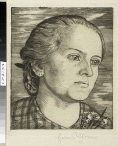 Portrett av en kvinne av Hans Thoma