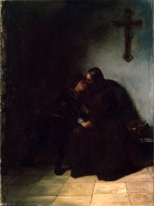 The Convicts Farvel, c1860-1900. tysk maleri av Hans Thoma