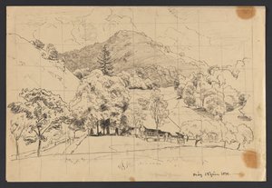 Gård i Präg i Schwarzwald av Hans Thoma