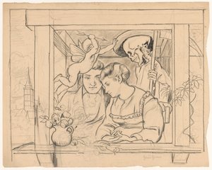 Høster - Død av Hans Thoma