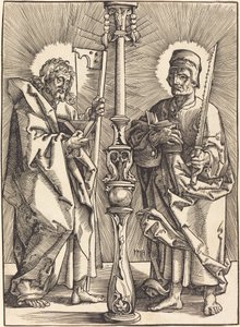 Saint James the Mindre og Saint Simon av Hans Vischer