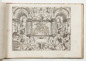Plate 17, fra Grotteßco på forskjellige måter (Various Grotesques)