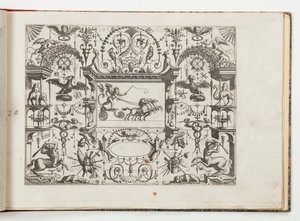 Plate 20, fra Grotteßco på forskjellige måter (Various Grotesques)