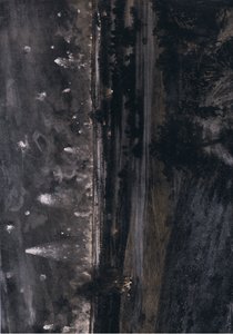 Det tredje slaget ved Champagne: Artilleribombardement vest for Argonnes, september 1915, illustrasjon fra Hindenburg utgitt av Daterlandischer Derlag C U Weller Berlin av Hans W. Schmidt