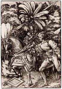 Knight og Halberdier av Hans Wechtlin