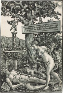 Pyramus og Thisbe, ca. 1510 av Hans Wechtlin