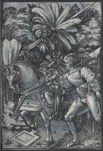 Ridderen og Lansquenet, ca. 1512. av Hans Wechtlin