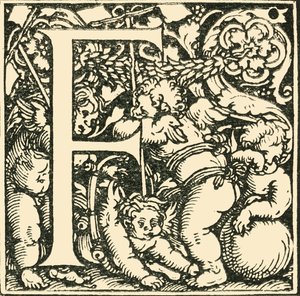 F - An Alphabet av Hans Weiditz, c1520-1521, 1908. av Hans Weiditz