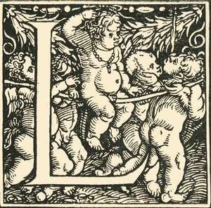 L - An Alphabet av Hans Weiditz, c1520-1521, 1908. av Hans Weiditz