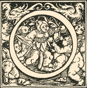 O - An Alphabet av Hans Weiditz, c1520-1521, 1908.