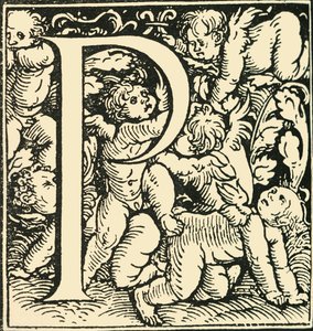 P - An Alphabet av Hans Weiditz, c1520-1521, 1908.