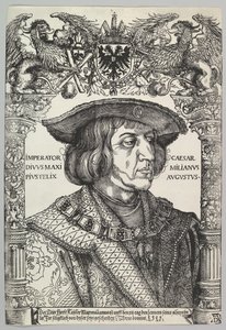 Portrett av keiser Maximilian I, 1519.