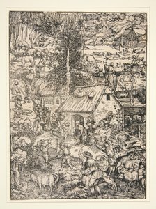 Landlig scene av Hans Weiditz