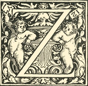Z - An Alphabet av Hans Weiditz, c1520-1521, 1908.