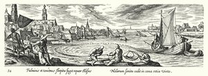 Fiske med sfærisk garn av Hans after Bol