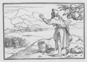 Habakkuk som klager over landets urettferdighet, Habakkuk I, 2 av Hans after Holbein the Younger