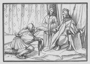 Hiram Sendeth gratulerer Salomo, 1 Konge V, 1 av Hans after Holbein the Younger