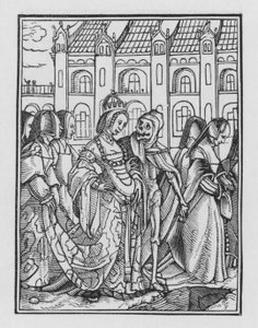 Holbeins Dødedans: Keiserinnen av Hans after Holbein the Younger