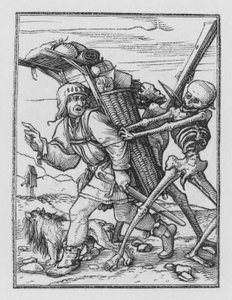 Holbeins Dødsdans: The Pedlar av Hans after Holbein the Younger