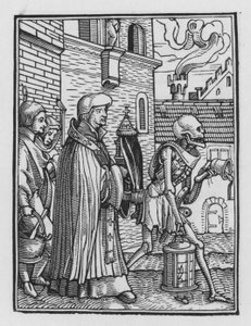 Holbeins Dødedans: Presten av Hans after Holbein the Younger