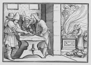 Josiah sørger for at en høytidelig påske holdes, 2. Krønikebok XXXV, 1 av Hans after Holbein the Younger