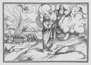 Brennofferet, 3. Mosebok 1, 2 av Hans after Holbein the Younger