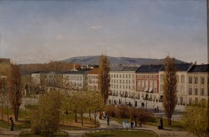 Karl Johans gate av Harald B. Hansen