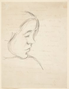 Portrett av Bodil, kunstnerens søster av Harald Giersing