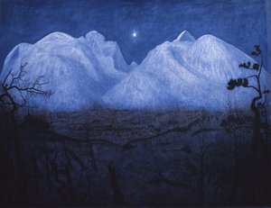 Vinternetter på fjellet av Harald Oscar Sohlberg