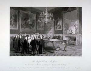 Innvendig visning av Royal Closet i St James