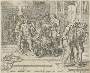 Omskjæring av Sikem Dinah og Sikems historie (serietittel) av Harmen Jansz Muller