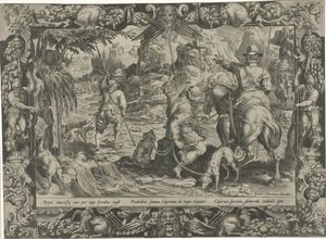 Steinbukken jakt Jaktscener (serietittel) av Harmen Jansz Muller