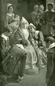 Christiana velsigner barna sine av Harold Copping
