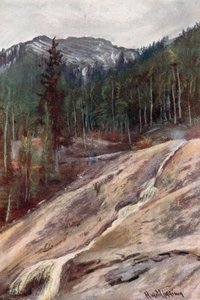 Hot Sulphur Spring, Banff av Harold Copping