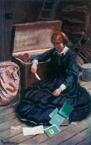 Illustrasjon for gode koner av Louisa M Alcott av Harold Copping