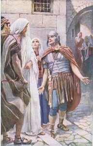 The Centurion, illustrasjon fra Harold Copping Pictures: The Crown Series, ca. 1920-tallet av Harold Copping