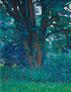 I Gloucestershire, ca. 1916 (olje på lerret) av Harold Gilman
