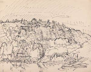 Norsk landskap av Harold Gilman