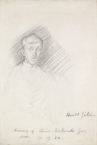Portrett av Frederick Spencer Gore 1878-1914, c1911-1912 av Harold Gilman