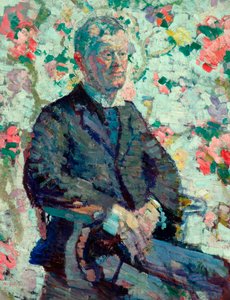 Portrait of a Man, ca. 1912-14 (olje på lerret) av Harold Gilman